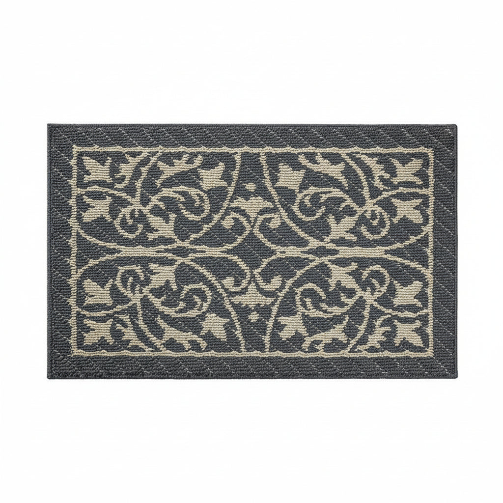 PUREHOME - Low Profile Indoor Mat Entryway Rug Non-Slip 1pc