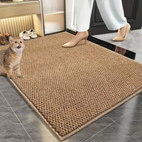 LUMEDWELL - Decorative Pineapple Entry Rug with Textured Surface and Anti-Slip Design