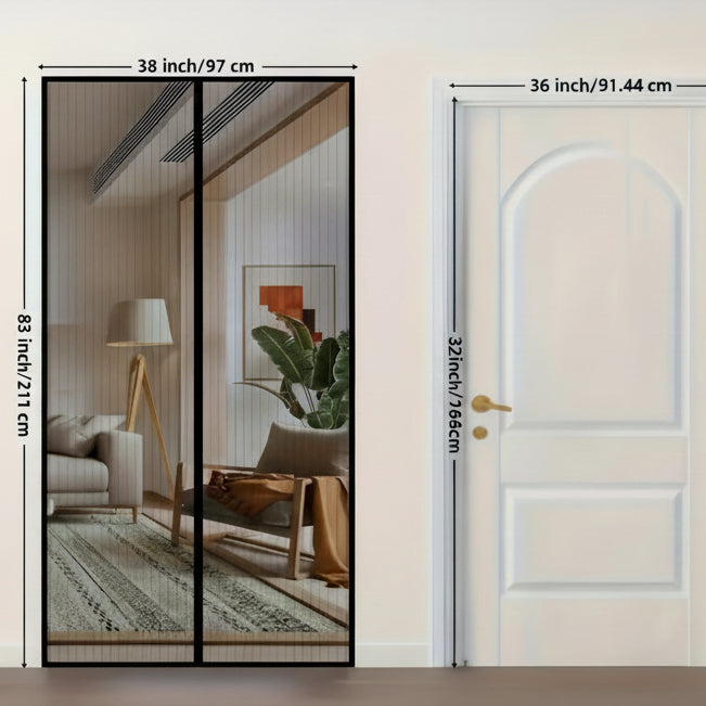 NETMAGIC – Magnetic Closure Door Screen Curtain