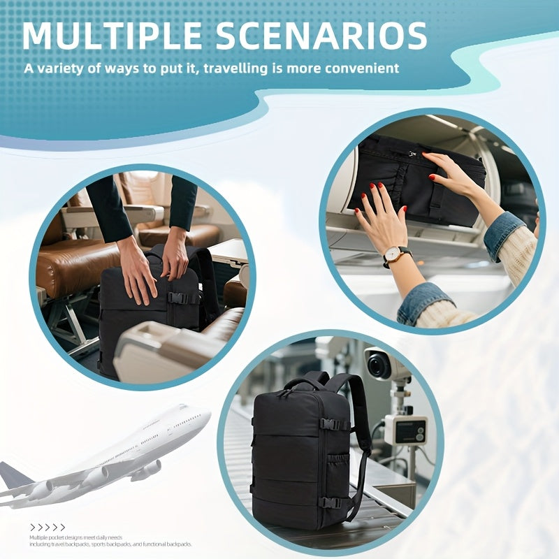 PACKSMART - Travel Vacuum Backpack Set for Men, Women, and Students