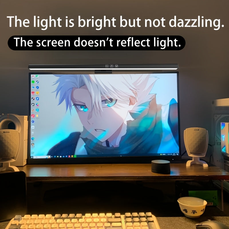 CLEARVISION - Clip-On Computer Screen Desk Lamp for Office Use