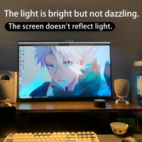 CLEARVISION - Clip-On Computer Screen Desk Lamp for Office Use