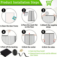 MOSQUILOCK – Magnetic Fly Screen Door Curtain