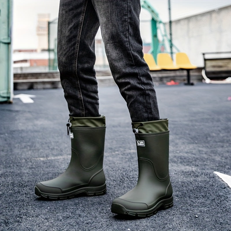 RAINSTEP – Durable Mid-Calf Waterproof Boots for Men & Women