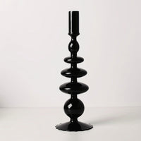AURAVINE - Minimalist Glass Candle Holder Vase Decorative Art Piece
