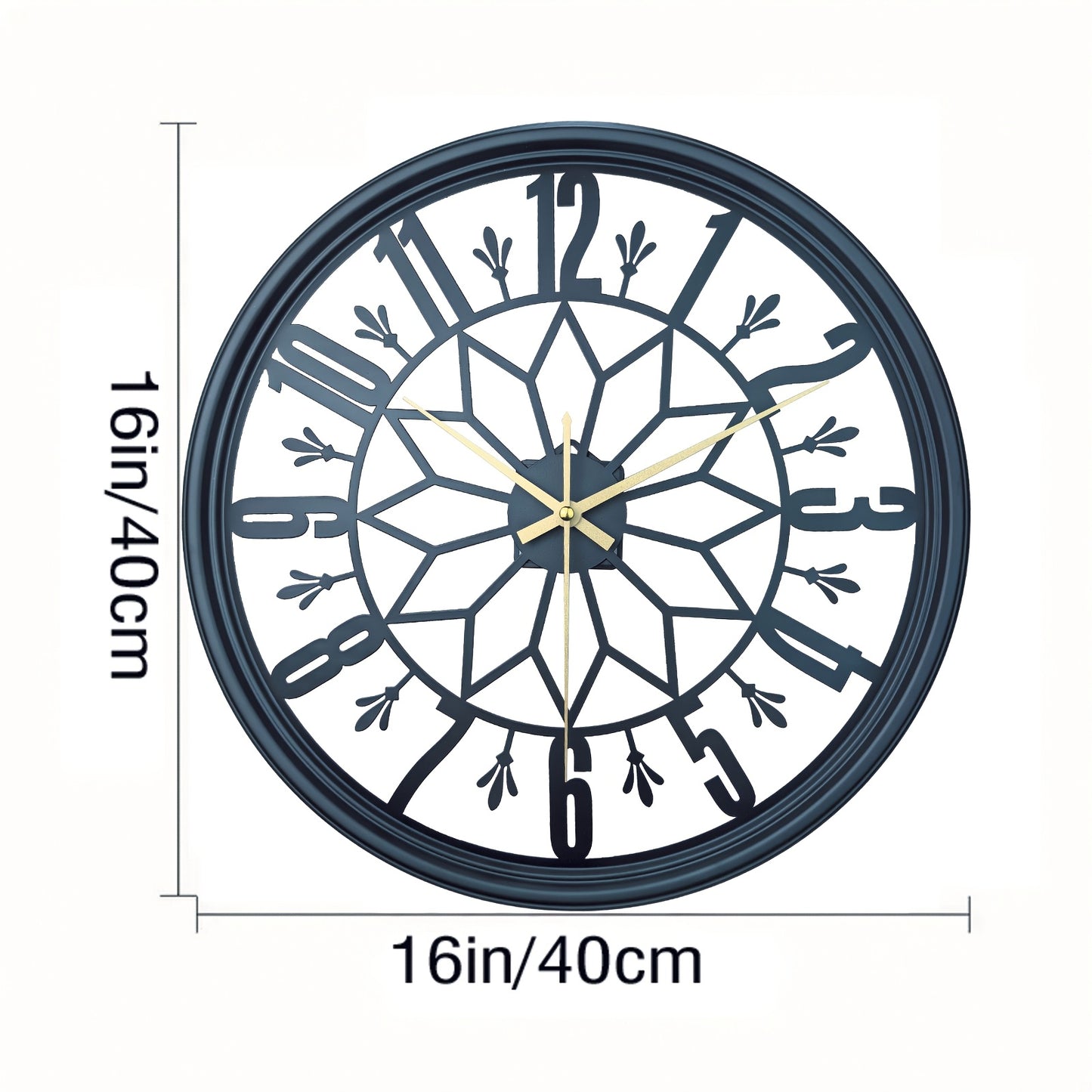 IRONVINTAGE CLOCK – Silent Statement Wall Accent