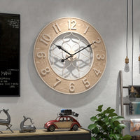 IRONWOOD CLOCK – Vintage Iron & Wood Wall Statement Clock