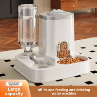 AQUAFEED - Durable Automatic Pet Hydration & Feeding Station, Easy to Clean