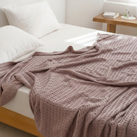 GAUZWAFF – Waffle Weave Cotton Quilt Blanket