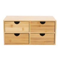 QUADDRA BAMBOO – Four Drawer Storage Solution