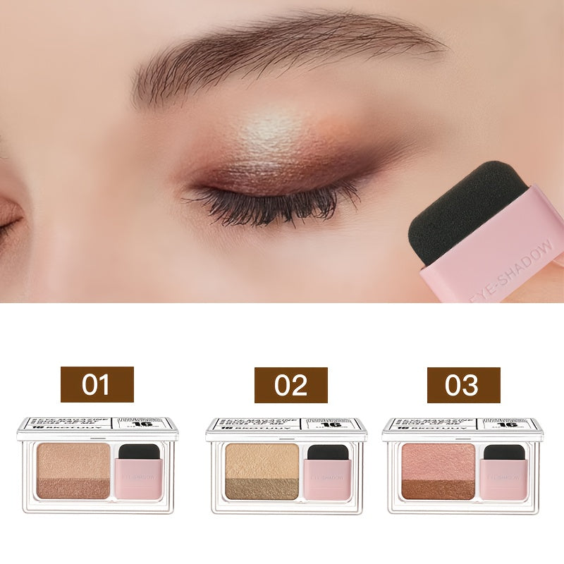 GLAMISTA - Long-Lasting Waterproof Eyeshadow Palette, 5-8 Shimmery Versatile Colors