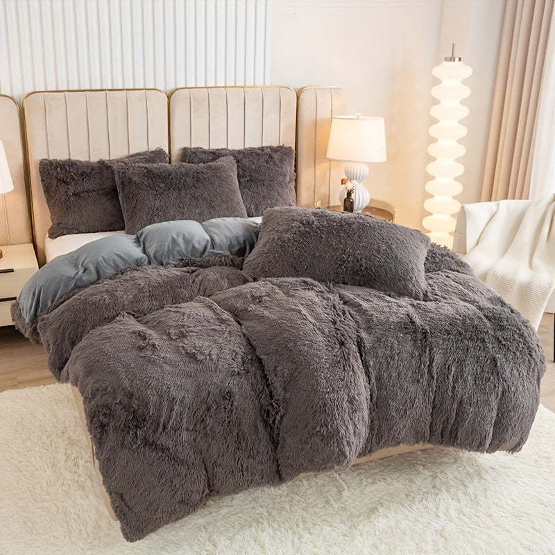 HUECOMFY – Multicolor Polyester Duvet Cover Set