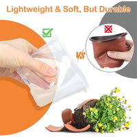 CLEARROOT SET – Transparent Nursery Pots for Easy Root Monitoring