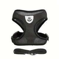 NIGHTWALK - Reflective Pet Vest with Leash for Dogs and Cats