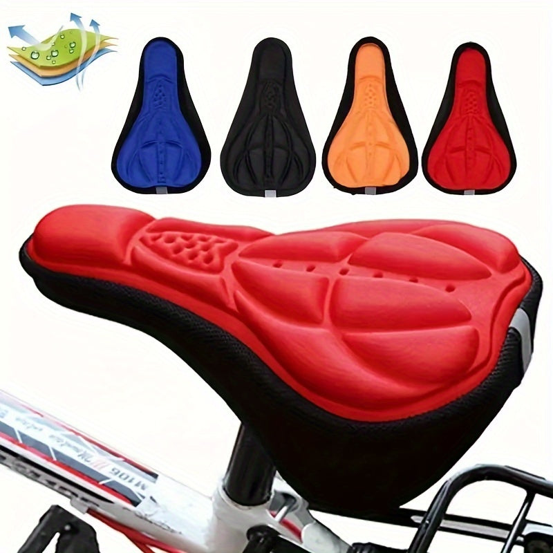 PEDALSOFT - Shock-Absorbing Breathable Bike Seat Cover for Men & Women