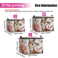 SQUIRRELBOX – Valentine Storage Bin for Cute Room Organization
