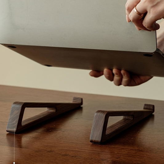 WOODENEDGE - Adjustable Bamboo Laptop & Reading Storage Rack