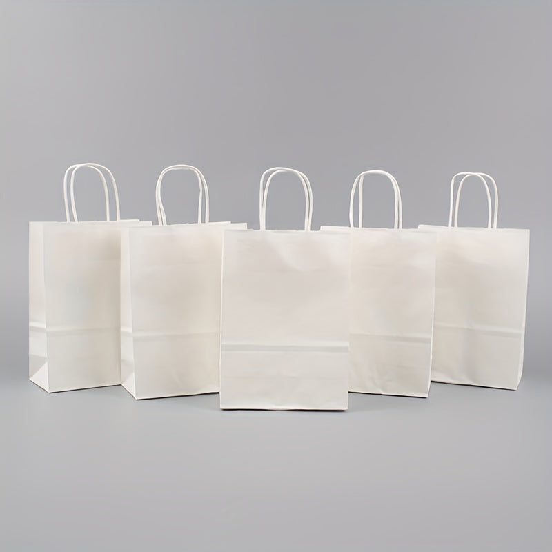 PARTYBAG - Multi-Size Kraft Paper Bags 50/100pcs for Halloween, Birthday, and Gift Use