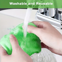 AUTOCLEAR - Long Handle Car Windshield Brush with Interior Glass Wiper