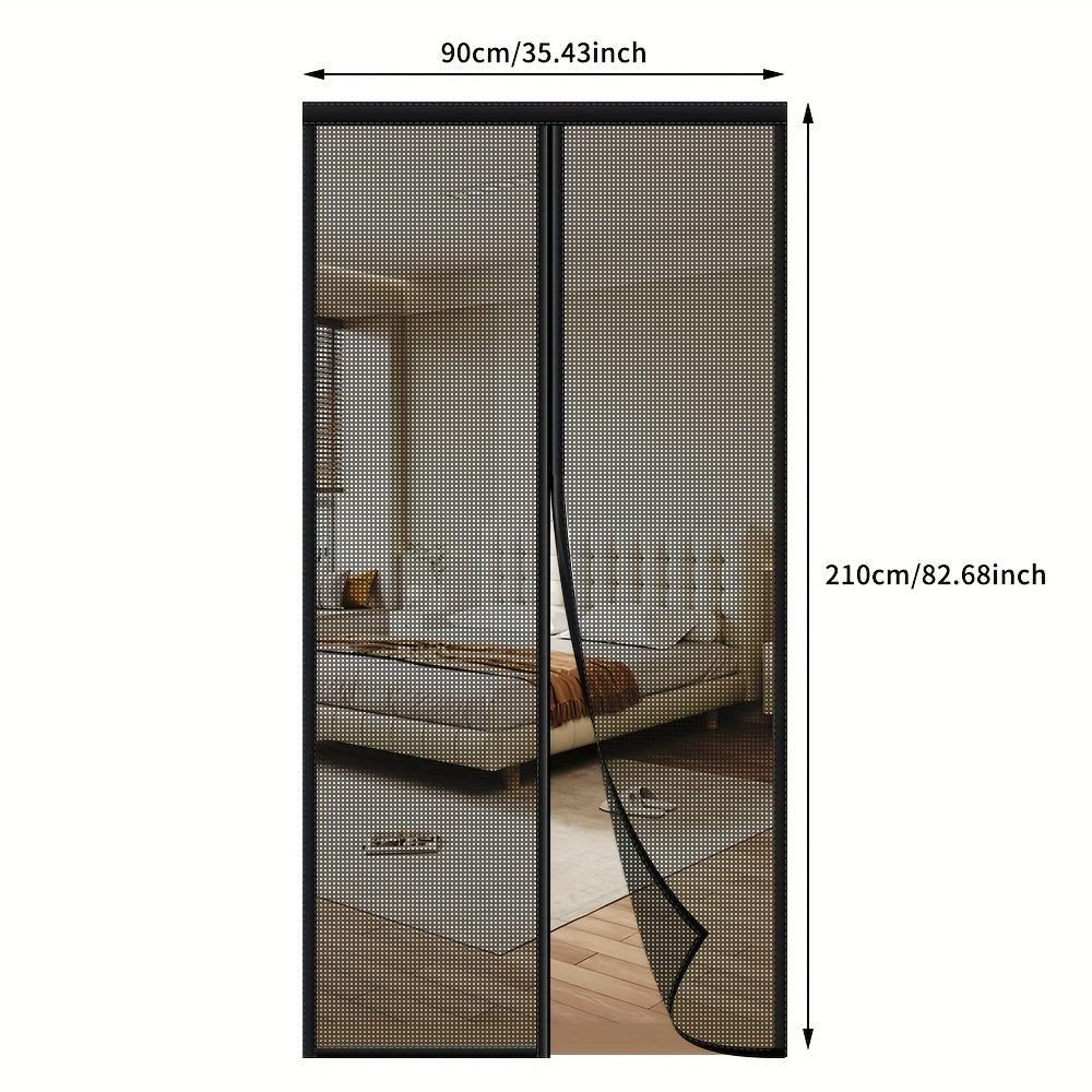 MAGNAMESH – Magnetic Mosquito Screen Curtain for Hands-Free Door Protection
