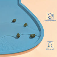 PAWSPOT - Waterproof Cat & Dog Feeding Tray, Scratch-Resistant & Mess-Free