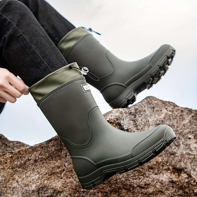 RAINSTEP – Durable Mid-Calf Waterproof Boots for Men & Women