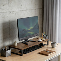 ECOSTAND - Składany drewniany stojak na laptopa i tablet z ergonomicznym designem biurka