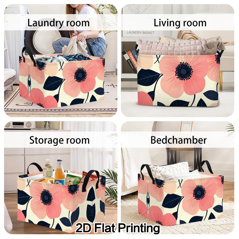 FLORABIN – Large Floral Storage Basket for Modern Organization