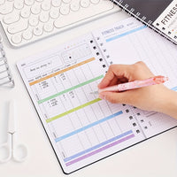 FITTRACK JOURNAL – Undated Fitness Planner & Meal Tracker for Daily Organization