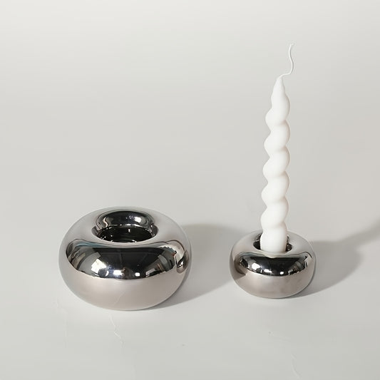 AURAGLEAM DISK – Modern Ceramic Tea Light Holder