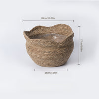 RATTANPOT – Handwoven Scandinavian Planter for Natural Boho Plant Decor