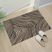 HOMESPRING - Abstract Swirl Pattern Doormat for Indoor and Outdoor Use