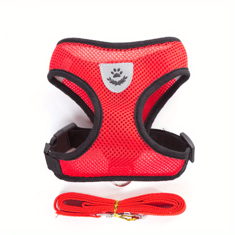 NIGHTWALK - Reflective Pet Vest with Leash for Dogs and Cats