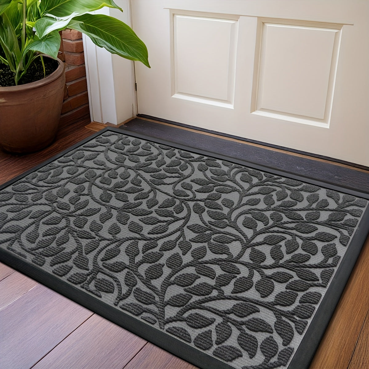 SAFEFEET - Front Entry Rug, High Traffic Durable Mat for Home & Holiday Use