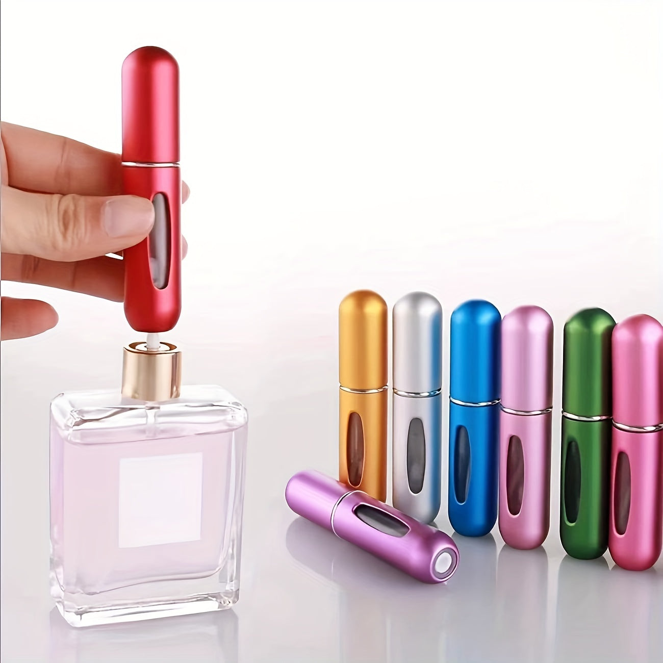 AURAFLAIR - Mini Portable Refillable Perfume Atomizer Aluminum Mist Spray Bottle