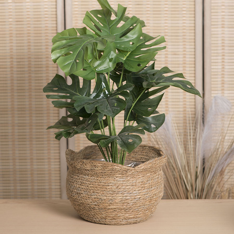 RATTANPOT – Handwoven Scandinavian Planter for Natural Boho Plant Decor
