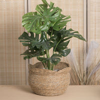 RATTANPOT – Handwoven Scandinavian Planter for Natural Boho Plant Decor