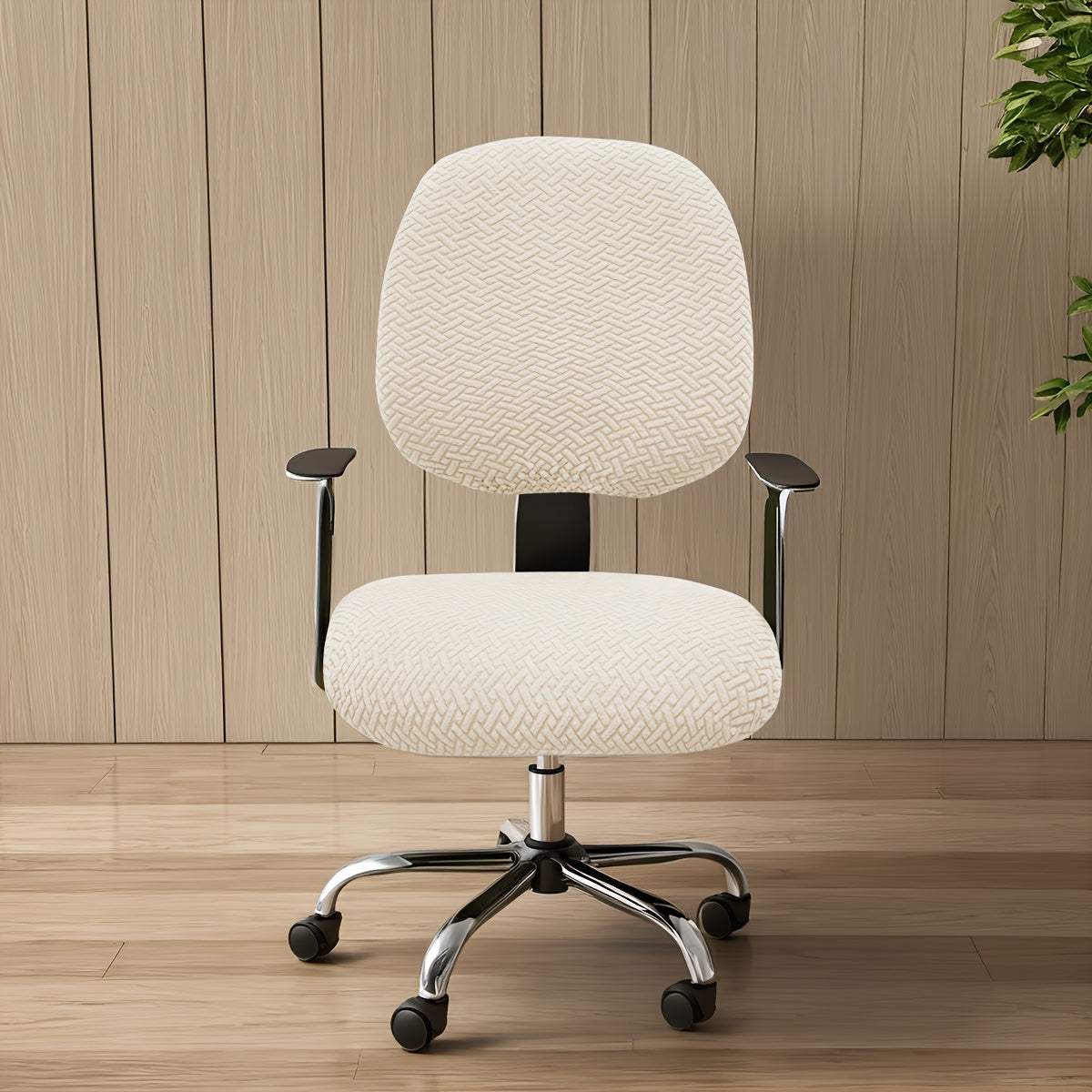 OFFICEGUARD – Elastic Split Cover Set Chair/Back for Clean