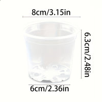 ROOTCLEAR SET – 20 Pack Transparent Nursery Pots for Easy Root Monitoring