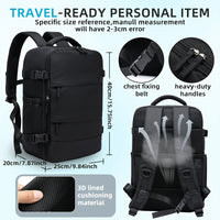 PACKSMART - Travel Vacuum Backpack Set for Men, Women, and Students
