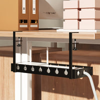 TANGLEFREE - Under Desk Cable Organizer with Adjustable Strap and Clips