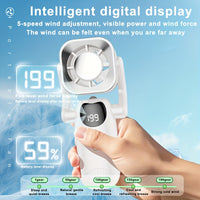 BREEZEVEX – Tragbarer Ventilator mit langlebigem Akku für Reisen und Arbeit