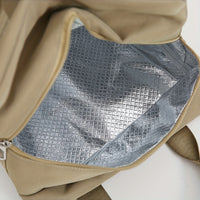 LUNCHLUX - Square Zipper Lunch Box with Durable Aluminum Foil Lining