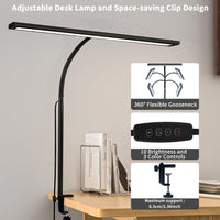 WIDELUX – Ultra Wide LED Desk Lamp with Clip