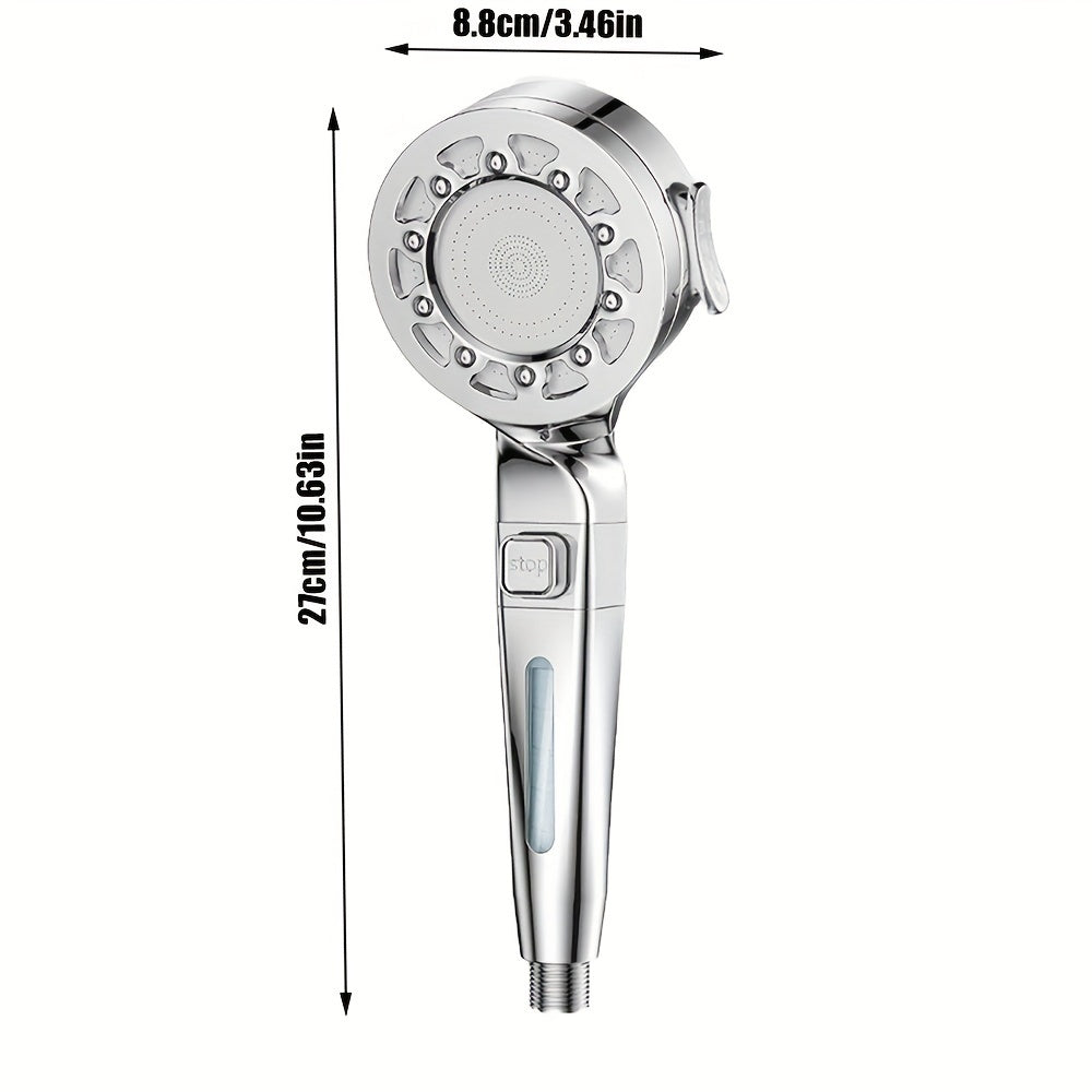 AQUASERENE - Modern Square Rainfall Shower System with Powerful Massage Spray