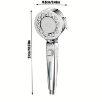 AQUASERENE - Modern Square Rainfall Shower System with Powerful Massage Spray