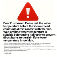 NIMBUSA – Adjustable High-Pressure Shower Head with Three Water Flow Settings