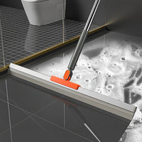 AQUAMOP - Water & Dust Scraper Broom for Bathroom, Glass, and Floors