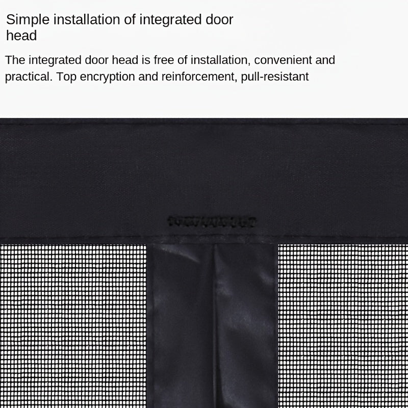 MAGNASEAL – Magnetic Mosquito Mesh Door Curtain for Hands-Free Insect Protection