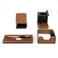 STEELORA – Vintage Carbon Steel Desk Organizer Set